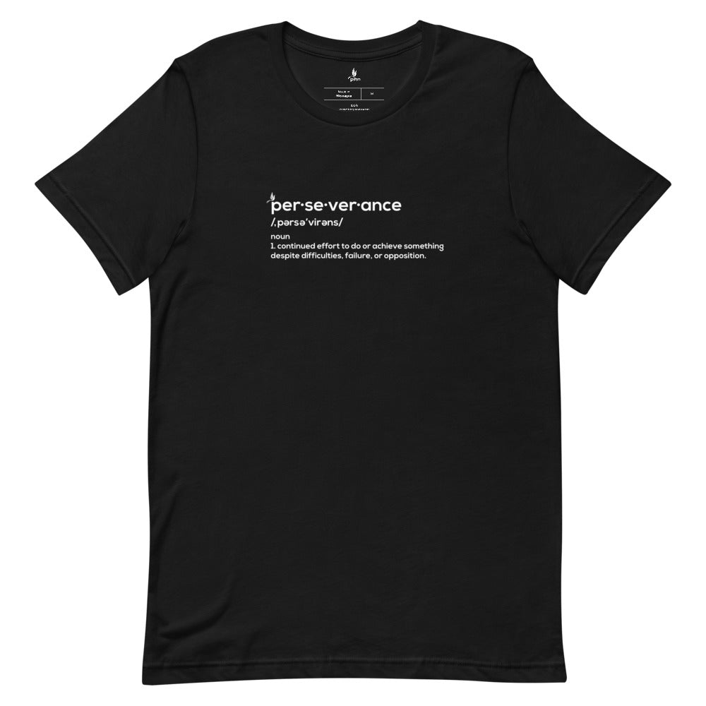 Perseverance-Definition-Tee/Black