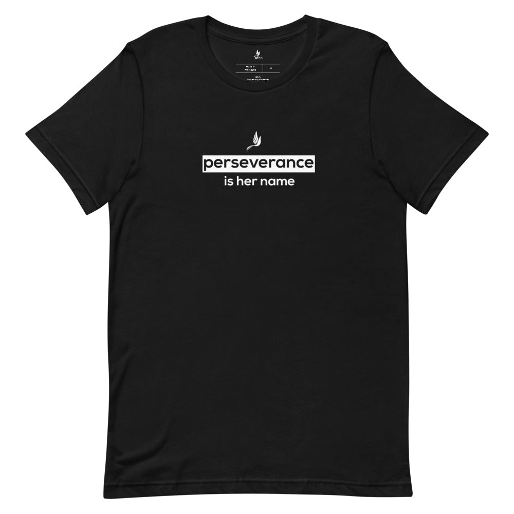 Perseverance is Her Name-Box-Logo-Tee/Black