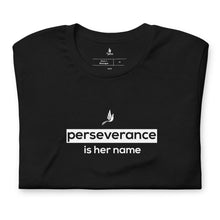 Load image into Gallery viewer, Perseverance is Her Name-Box-Logo-Tee/Black
