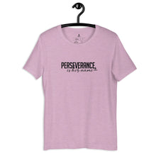 Load image into Gallery viewer, Perseverance is Her Name-Script-Tee/ Lilac/Black Logo
