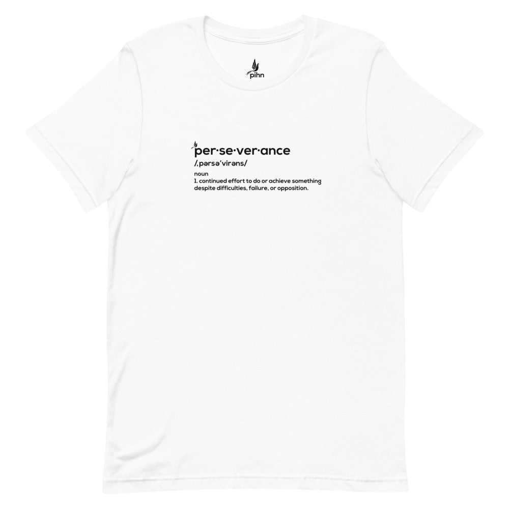 Perseverance-Definition-Tee/White